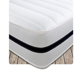 Starlight Beds – Small Single Mattress. Small Single All Foam Mattress with Reflex Foam Support Base and Memory Foam. 2ft6 x 6ft3 (STARLIGHT 08)