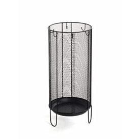 HAKU Möbel umbrella stand, metal, black, Ø 26 x H 48 cm