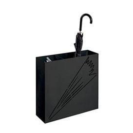 HAKU Möbel umbrella stand, metal, black, W 50 x D 16 x H 48 cm