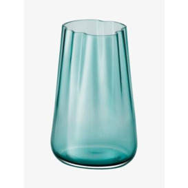 LSA Lagoon Vase/Lantern H35cm Sea Green- 1 Unit - Mouthblown & Handmade Glass - LG17