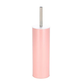 Blue Canyon Natura Toilet Brush & Holder for Bathroom, Flexible Toilet Bowl, Stainless Steel Brush Head for Deep Cleaning, Compact Size, Elegant Design with Holder–Pink