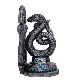 Nemesis Now Officially Licensed Harry Potter Slytherin Bookend 20cm, Resin, Silver
