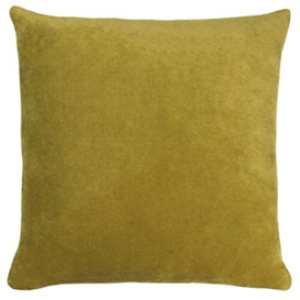 furn. Solo Polyester Filled Cushion, Cotton, Olive