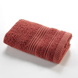 Douceur d'Intérieur, Guest Towel 30 x 50 cm Terracotta, 100% Cotton, Tendresse