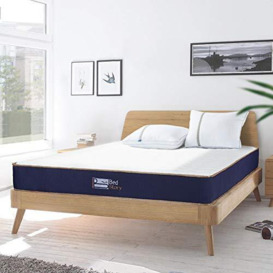 BedStory pocket spring mattress, Foam, Blue, 135x190x22cm