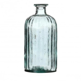 NATURAL LIVING Sahara Column Vase 0.7 L Recycled Glass Diameter 8.5 cm x Height 20 cm