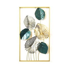 DKD Home Decor Brand Wall Decor Gold Metal Green (50 x 8.5 x 91 cm) (Reference: S3019081)