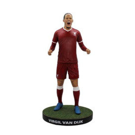 SoccerStarz Football's Finest – Officially Licensed Liverpool Football Club Virgil Van Dijk, 60cm Highly Detailed Resin, Luxurious Collectable Football Statue