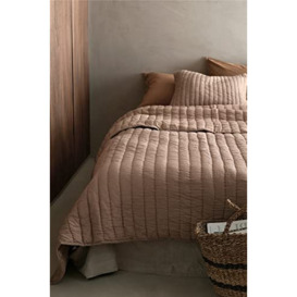 Ellos Home Livia Bedspread (Brown, 260 x 260)