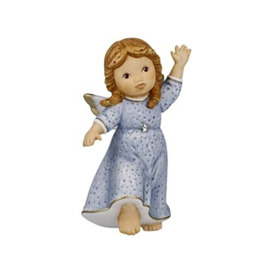 Goebel 11-750-83-1 Christmas Decoration Angel Figurine Made of Porcelain Dimensions: 10 cm x 5.5 cm x 5 cm