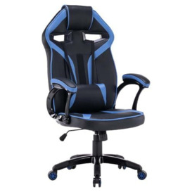 TOP E SHOP Drift Gaming Swivel Chair Blue