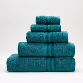 Catherine Lansfield Hometextiles, Bath, So Soft Teal Towel 30x50cm