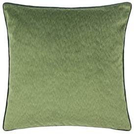 Paoletti Torto Square Cushion Cover, Moss/Emerald, 50 x 50cm