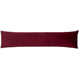 Evans Lichfield Opulence Draught Excluder Cover, Burgundy