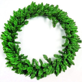120cm Large Artificial Christmas Wreath Front Door Bushy Pine Green Indoor/Outdoor Wall Garland Holiday Christmas Decoration