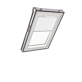 Original Roto Blackout Roller Blind ZRV Almost complete Blackout Guide Rail Silver For Roto Roof Windows Series Q Size 055/118 - 05/11 Colour White
