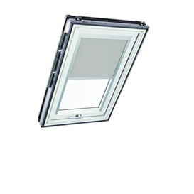 Original Roto Blackout Roller Blind ZRV Almost complete Blackout Guide Rail Silver For Roto Roof Windows Series Designo R6/R8, i8 and Classic 64/84 Size 114/078 - 11/07 Colour Light Grey