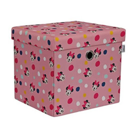 Disney Minnie Mouse Square Ottoman With Storage For Kids