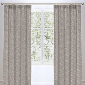 "Appletree Promo - Roselle - Blackout Pair of Eyelet Curtains - 66"" Width x 90"" Drop (168 x 229cm) Bed Size in Grey"