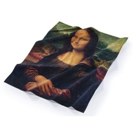 Musearta BT-LV-ML-V424301 Unisex Beach Towel with Mona Lisa by Artist Leonardo da Vinci Made of Cotton 120 x 150 cm