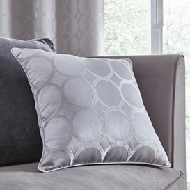 Appletree Boutique - Cassina - Jacquard Filled Cushion - 43 x 43cm in Silver