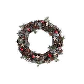 DKD Home Decor Christmas Wreath, Estándar