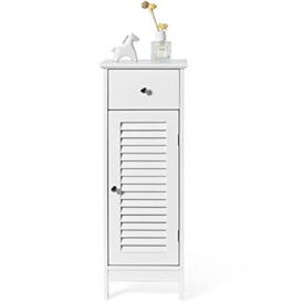 COSTWAY Bathroom Cabinet, White, 32 cm x 30 cm x 88 cm (L x B x H)