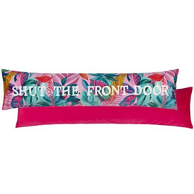 furn. Shut The Front Door Draught Excluder Cover,92 x 20cm