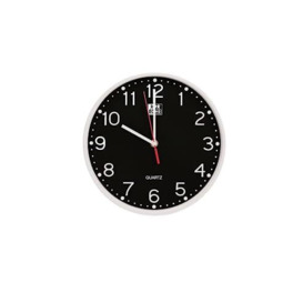 Oxford Wall Clock, Black/White, 25cm diametro