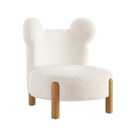 Ball & Cast Chair, White, 50Wcm