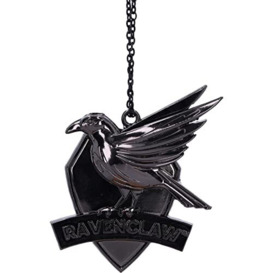 Nemesis Now Harry Potter Ravenclaw Crest (Silver) Hanging Ornament 7cm, Resin, Officially Licensed Harry Potter Merchandise, Requires Sturdy Hanging Place, Cast in the Finest Resin, Hand-Painted
