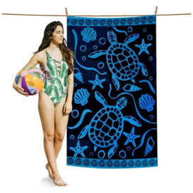 GC GAVENO CAVAILIA Beach Towel 500 gsm - Extra Large Beach Towel 100X180 - Sand Free, Quick Dry, Lightweight, Yoga & Swimming Towel