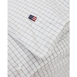 Lexington Duvet Set 240x220+50x75x2 Check.Cot.Pop. White/Grey