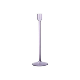 like. by Villeroy and Boch - Like Home candle holder in purple, 8 x 8 x 25 cm, borosilicate glass