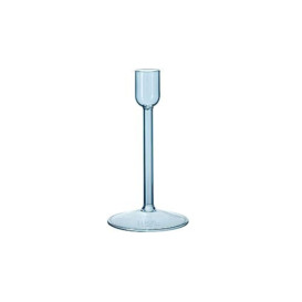 like. by Villeroy and Boch - Like Home candle holder in blue, 8 x 8 x 15 cm, borosilicate glass