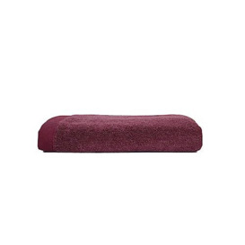 Drift Home Red Bath Towel (70 x 130cm) - 100% Eco Sustainable Cotton - Bath Towel Large, Bathroom Accessory, Absorbent Towel - Abode Eco Collection