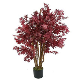 Leaf Artificial Tree-Extra Large Realistic, 120cm Red Maple