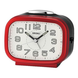 Seiko Clocks Alarm Clock, red, Standard