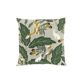 Arvidssons Textil Skogens Vänner Green Cushion Cover 47 x 47 cm