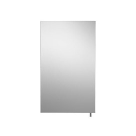 Croydex Cullen Bathroom Wall Cabinet, Single Door Mirror Cabinet, Stainless Steel with Reversible Door Hinges, Adjustable Internal Shelf, and Innovative Help 'n' Hang Installation System, 52x30x12cm