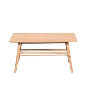 ASPECT Coffee Table, Natural Bamboo, 100x50x50cm