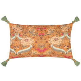 Wylder Nature Charais Floral Tasseled Cushion Cover