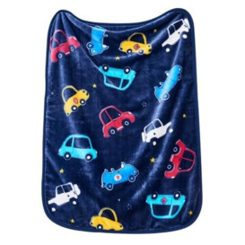 GC GAVENO CAVAILIA Extra Soft Baby Blankets Newborn Girls Boys - Extra Warm Fleece Blankets For Babies- Cot Bed Blanket Throw 80 X 110cm - Cars