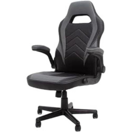 Busbi Falcon Gaming Chair Computer Chair Office Gaming Chair for Adults,Racing Style Ergonomic PC Chair with Adjustable Swivel Chair with Lumbar Support, Black/Gray