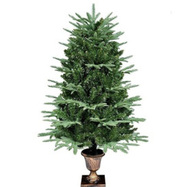 Uten 4ft/1.2m Christmas Tree, Artificial Christmas Tree, Fluffy Xmas Decorative Tree, Natural and Realistic Look with Bushy and Luxury Quality PVC Tips, Xmas Home Décor