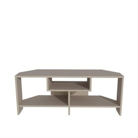 DECOROTIKA - Maldives Open Shelving Corner TV Stand TV Unit TV Cabinet for TVs up to 47 inches
