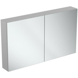 Ideal Standard 120cm Wall Mounted Bathroom Mirror Cabinet, 2 doors, T3593AL