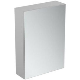 Ideal Standard 50cm Wall Mounted Bathroom Mirror Cabinet, 1 door, T3588AL