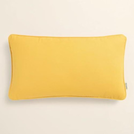 ROOM99 Pure Decorative Cushion Cover, Throw Cushion Cover, Aesthetic, Modern, Bedroom, Living Room Decor, Mustard, 30 x 50 cm