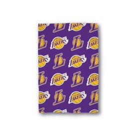 Character World NBA Official Fleece Throw Blanket - Super Soft, Los Angeles Lakers Design - Purple and Yellow Throw - Perfect for Home, Bedroom, Sleepovers & Camping - 150 x 100cm
